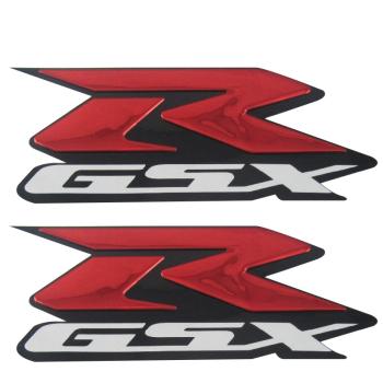 1 299 р. Наклейка GSX-R на боковой пластик 3D КитайскиеЗапчасти пм-00017000  с доставкой в г. Кемерово. Увеличить фотографию 1