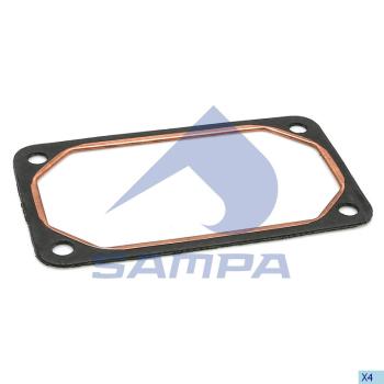 319 р. Прокладка VOLVO FM9,FH12,FM12 дв.D6A,D9A,D9B,D12C,D12D впускного коллектора SAMPA SAMPA 034.248  с доставкой в г. Кемерово. Увеличить фотографию 1