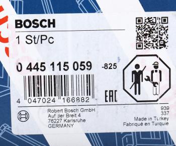 38 999 р. Форсунка MERCEDES E (W212) топливная BOSCH BOSCH 0445115059 BOSCH 0445115059  с доставкой в г. Кемерово. Увеличить фотографию 5