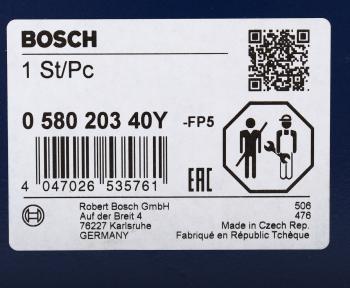 17 999 р. Насос топливный MERCEDES Viano (W639) BOSCH BOSCH 058020340y BOSCH 058020340y  с доставкой в г. Кемерово. Увеличить фотографию 6
