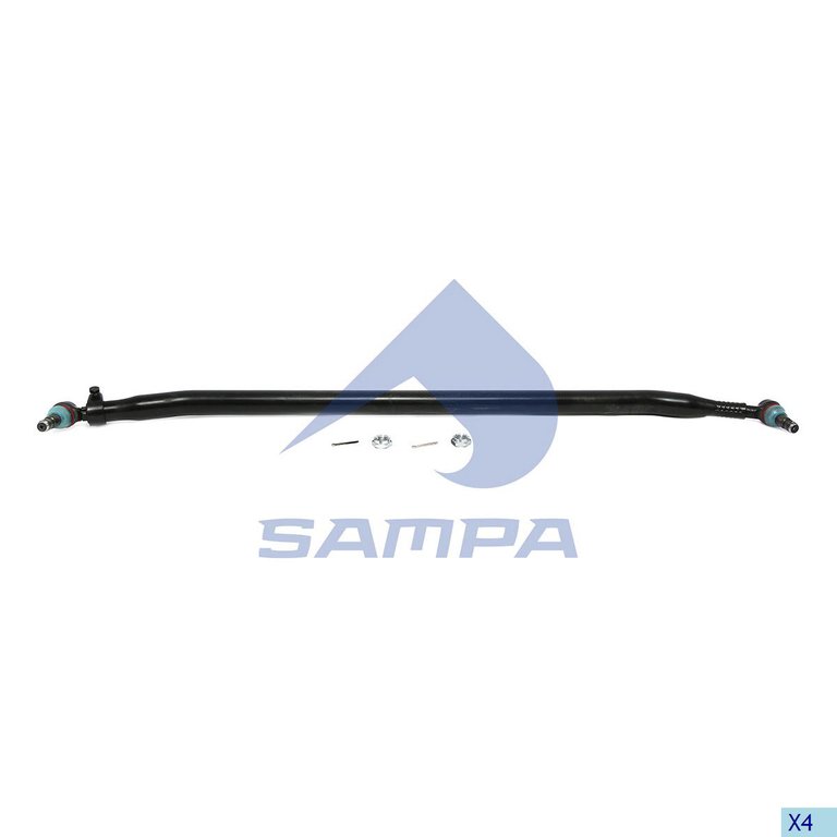 9 649 р. Тяга рулевая MERCEDES поперечная L=1735мм SAMPA SAMPA 097.142-01  с доставкой в г. Кемерово