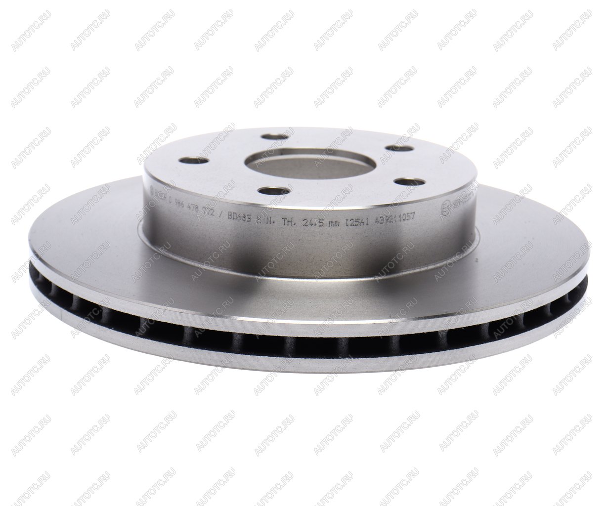 4 549 р. Диск тормозной JEEP Grand Cherokee (99-) передний (1шт.) BOSCH BOSCH 0986478772  с доставкой в г. Кемерово