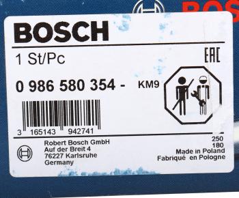 21 699 р. Насос топливный MERCEDES S (W220) (98-) BOSCH BOSCH 0986580354  с доставкой в г. Кемерово. Увеличить фотографию 3
