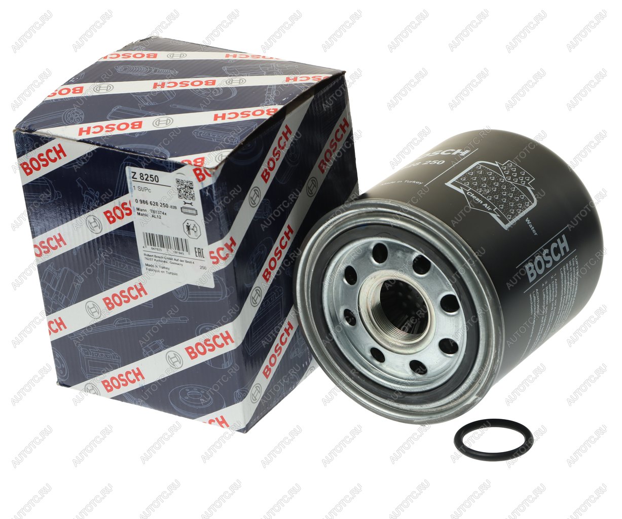 1 639 р. Фильтр-патрон MAN MERCEDES VOLVO IVECO осушителя воздуха BOSCH BOSCH 0986628250  с доставкой в г. Кемерово