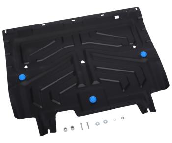 5 999 р. Защита картера и КПП GEELY Coolray (20-) (с крепежом) АВТОБРОНЯ АВТОБРОНЯ 111.01922.1  с доставкой в г. Кемерово. Увеличить фотографию 1