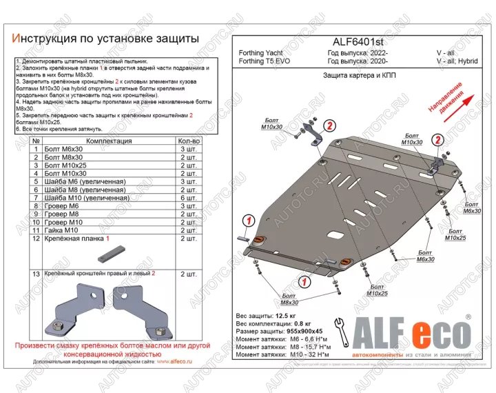15 999 р. Защита картера и КПП (V-all Hybrid) ALFECO  Forthing T5 EVO  1 (2020-2025) (алюминий 4 мм)  с доставкой в г. Кемерово