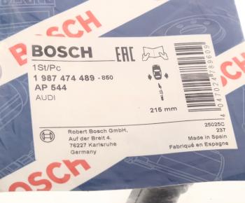 549 р. Датчик износа тормозных колодок AUDI A6 (12-),A7 (10-),A8 (09-),Q5 (12-) передний BOSCH BOSCH 1987474489  с доставкой в г. Кемерово. Увеличить фотографию 3