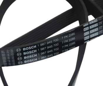 2 189 р. Ремень приводной поликлиновой 7PK2285 JEEP Grand Cherokee (5.2) BOSCH BOSCH 1987945700  с доставкой в г. Кемерово. Увеличить фотографию 2