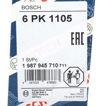 1 199 р. Ремень приводной поликлиновой 6PK1105 BOSCH BOSCH 1987945710 BOSCH 1987945710  с доставкой в г. Кемерово. Увеличить фотографию 5