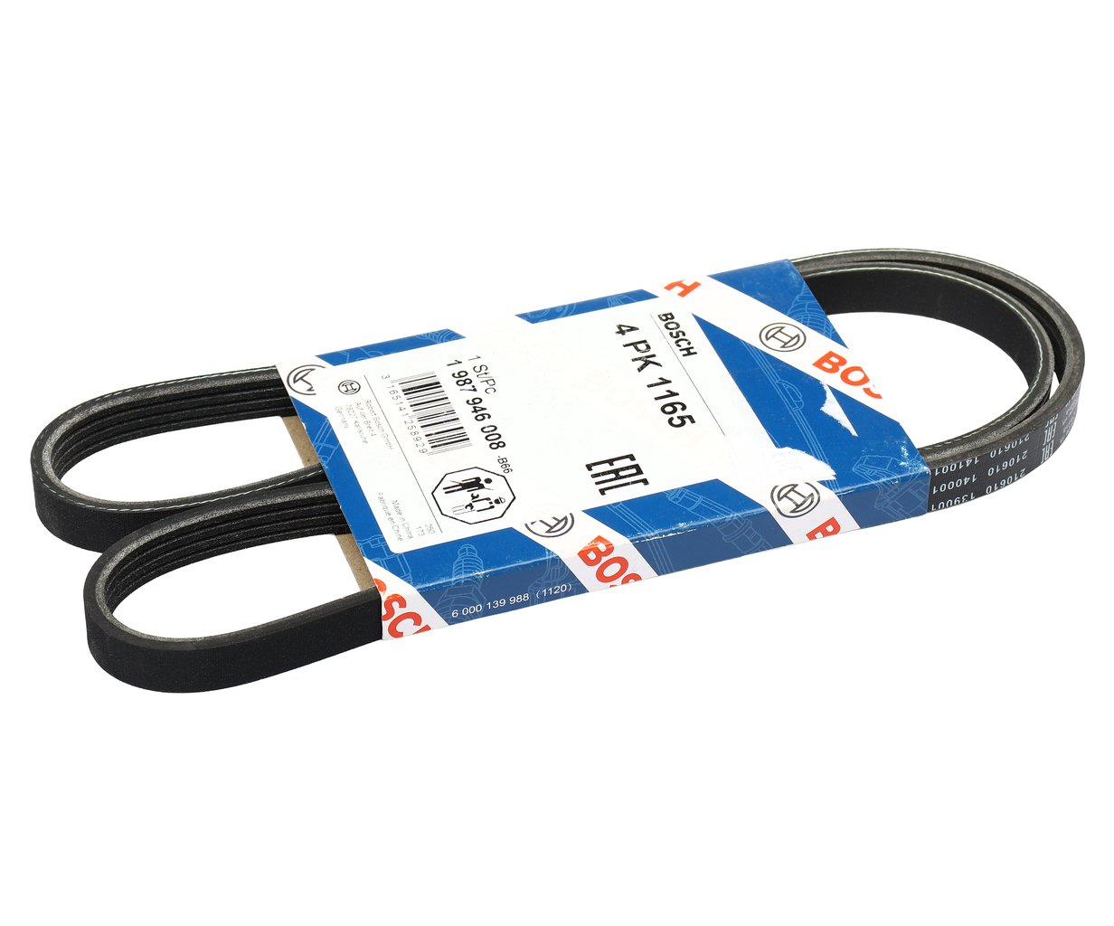779 р. Ремень приводной поликлиновой 4PK1165 BOSCH BOSCH 1987946008 BOSCH 1987946008  с доставкой в г. Кемерово