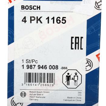 779 р. Ремень приводной поликлиновой 4PK1165 BOSCH BOSCH 1987946008 BOSCH 1987946008  с доставкой в г. Кемерово. Увеличить фотографию 5