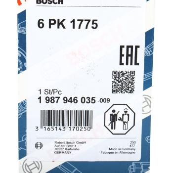 1 449 р. Ремень приводной поликлиновой 6PK1775 BOSCH BOSCH 1987946035  с доставкой в г. Кемерово. Увеличить фотографию 5