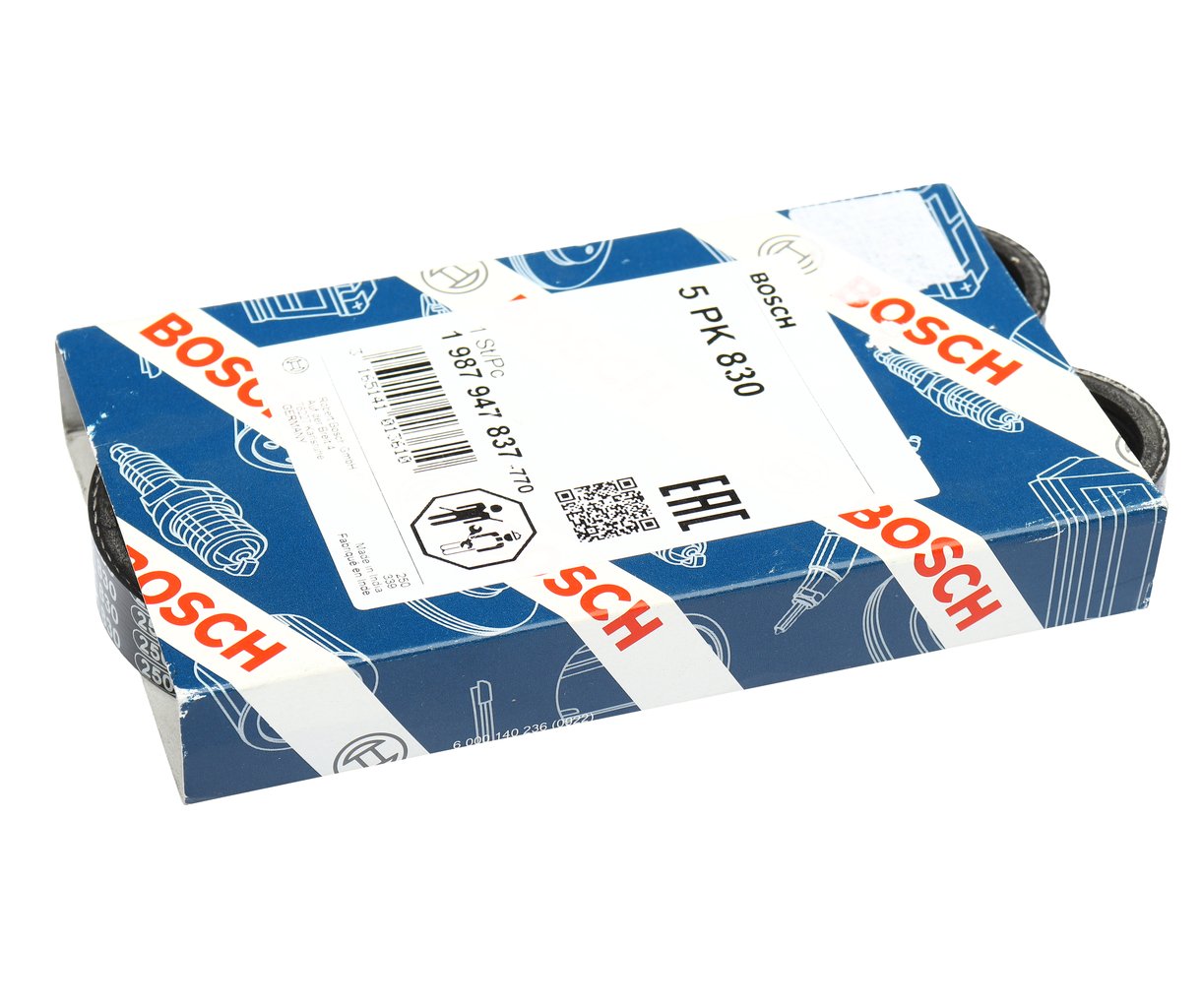379 р. Ремень приводной поликлиновой 5PK830 BOSCH BOSCH 1987947837 BOSCH 1987947837  с доставкой в г. Кемерово