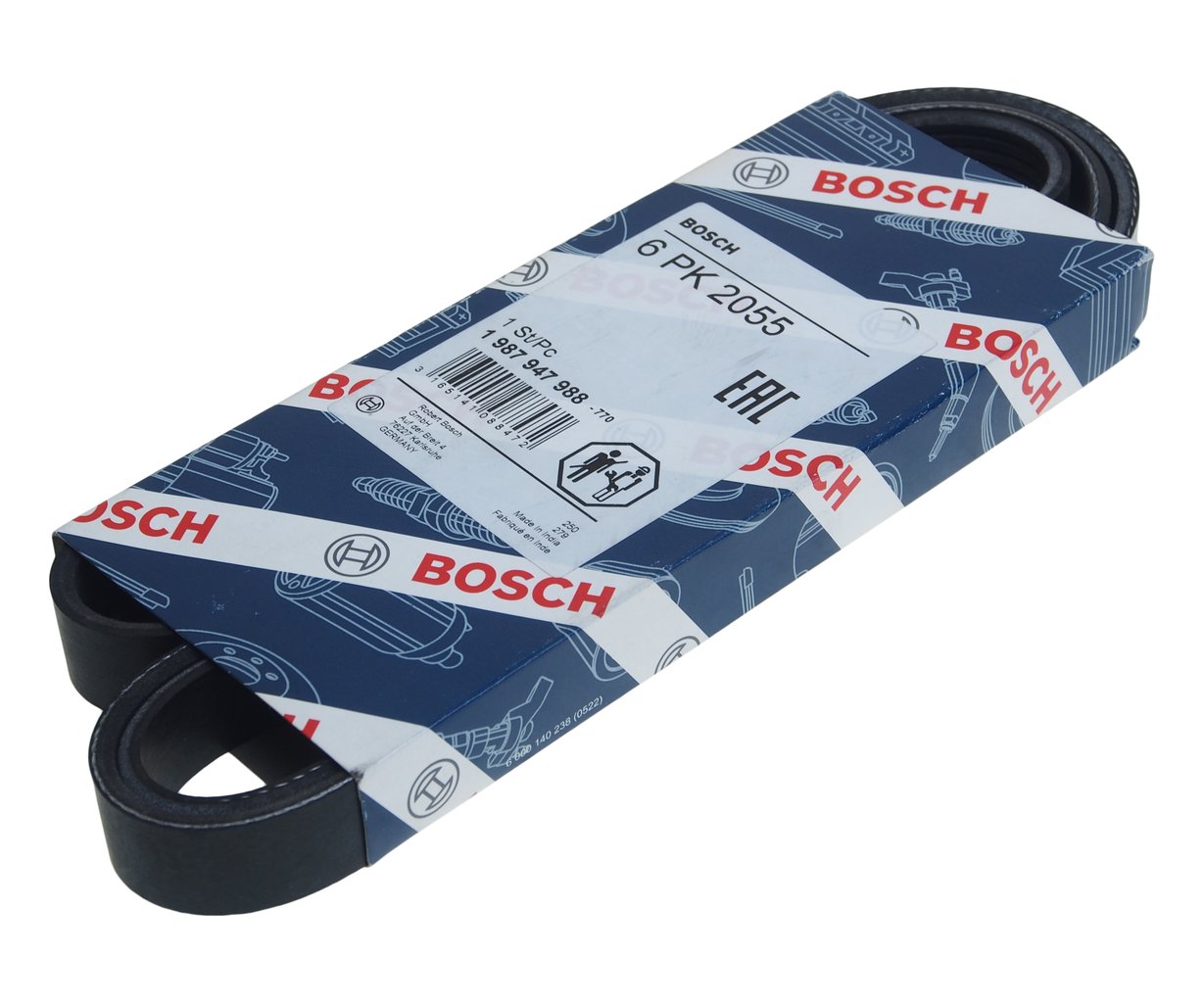 1 199 р. Ремень приводной поликлиновой 6PK2055 HYUNDAI Santa Fe (06-) BOSCH BOSCH 1987947988  с доставкой в г. Кемерово
