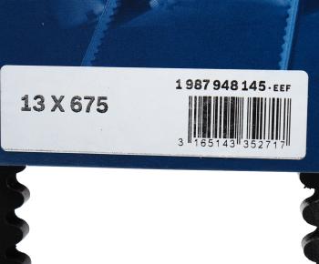429 р. Ремень приводной клиновой 13X675 BOSCH BOSCH 1987948145 BOSCH 1987948145  с доставкой в г. Кемерово. Увеличить фотографию 5