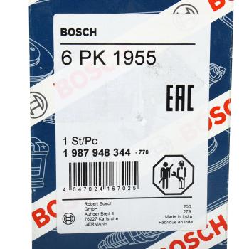 1 469 р. Ремень приводной поликлиновой 6PK1955 BOSCH BOSCH 1987948344 BOSCH 1987948344  с доставкой в г. Кемерово. Увеличить фотографию 5