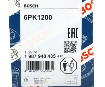 799 р. Ремень приводной поликлиновой 6PK1200 BOSCH BOSCH 1987948435  с доставкой в г. Кемерово. Увеличить фотографию 5
