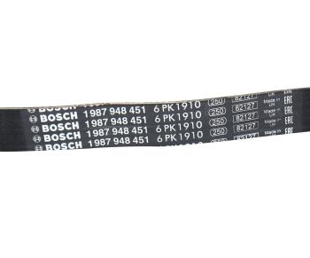 1 499 р. Ремень приводной поликлиновой 6РК1910 JEEP Wrangler (96-07) BOSCH BOSCH 1987948451 BOSCH 1987948451  с доставкой в г. Кемерово. Увеличить фотографию 4