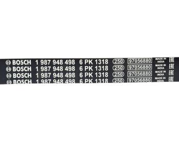 1 039 р. Ремень приводной поликлиновой 6PK1318 BOSCH BOSCH 1987948498 BOSCH 1987948498  с доставкой в г. Кемерово. Увеличить фотографию 4