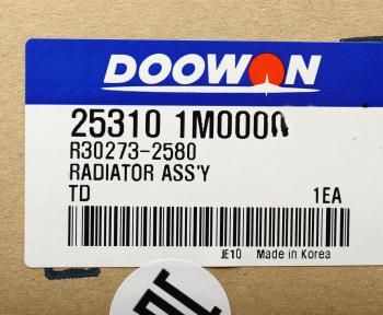 5 999 р. Радиатор KIA Cerato (09-) DOOWON DOOWON 25310-1m000  с доставкой в г. Кемерово. Увеличить фотографию 5