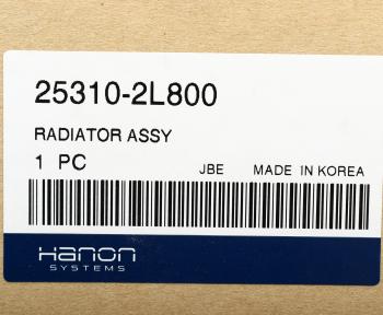 7 999 р. Радиатор HYUNDAI i30 (07-) (2.0 TCI) МКПП HCC (HANON) HCC 25310-2l800  с доставкой в г. Кемерово. Увеличить фотографию 5