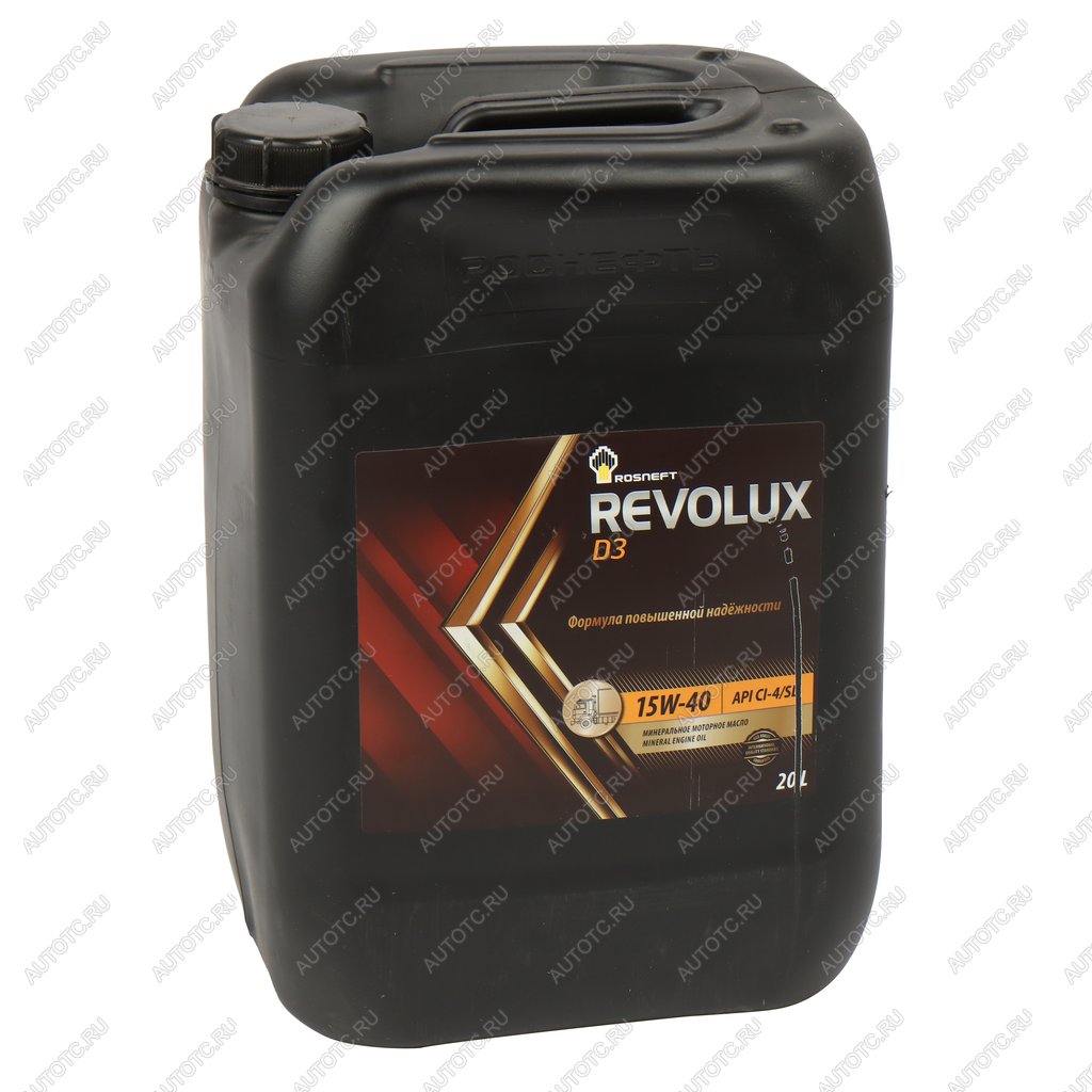 5 849 р. Масло дизельное REVOLUX D3 15W40 E7CI-4SL мин.20л РОСНЕФТЬ РОСНЕФТЬ 40620869  с доставкой в г. Кемерово