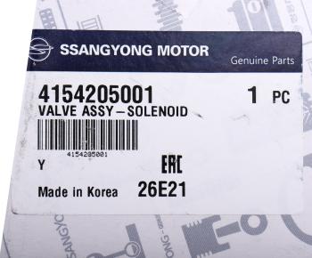 1 789 р. Клапан SSANGYONG Korando (96-),Rexton (02-) включения переднего моста OE SSANGYONG 4154205001 SSANGYONG 4154205001  с доставкой в г. Кемерово. Увеличить фотографию 4