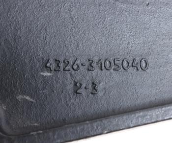 241 р. Пластина КАМАЗ держателя колеса запасного (ОАО КАМАЗ) KAMAZ 4326-3105040  с доставкой в г. Кемерово. Увеличить фотографию 3