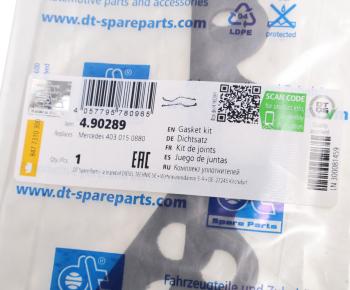 349 р. Прокладка MERCEDES Actros дв.OM401-404,421-424,441-444 картера маховика DT DT 4.90289  с доставкой в г. Кемерово. Увеличить фотографию 3