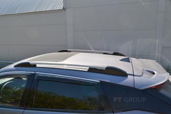 8 999 р. Рейлинги на крышу Petroil Tuning  Omoda C5 (2021-2025) (серебристый муар)  с доставкой в г. Кемерово. Увеличить фотографию 3