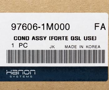 8 349 р. Радиатор кондиционера KIA Cerato (10-) HCC (HANON) HCC 97606-1m000  с доставкой в г. Кемерово. Увеличить фотографию 5