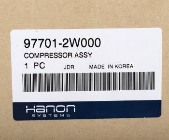 22 699 р. Компрессор HYUNDAI Santa Fe (12-) (2.02.2 CRDI) кондиционера HCC (HANON) HCC 97701-2w000  с доставкой в г. Кемерово. Увеличить фотографию 6