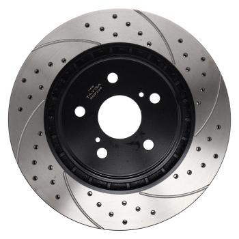 15 699 р. Диск тормозной TOYOTA Rav 4 (94-) передний перфорированный комплект TAYGA TAYGA bdf226  с доставкой в г. Кемерово. Увеличить фотографию 4