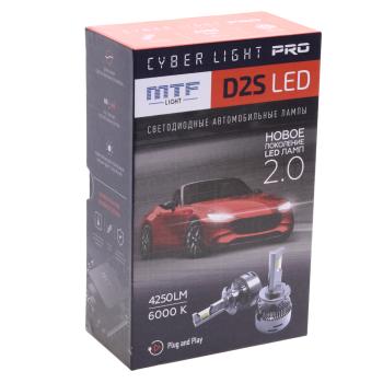 7 199 р. Лампа светодиодная 12V D2S 35W P32d-2 (2шт.) 4250lm 6000K (2шт.) MTF MTF cpd2k6  с доставкой в г. Кемерово. Увеличить фотографию 6