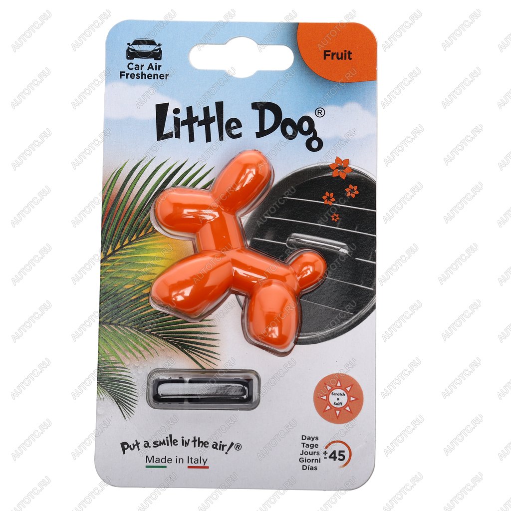 295 р. Ароматизатор на дефлектор полимерный (Фрукты) Little Dog DRIVE INT DRIVE INT ed0909  с доставкой в г. Кемерово