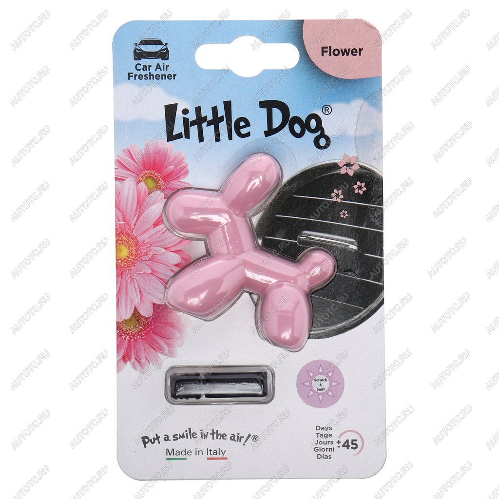295 р. Ароматизатор на дефлектор полимерный (Цветочный) Little Dog DRIVE INT DRIVE INT ed1313  с доставкой в г. Кемерово