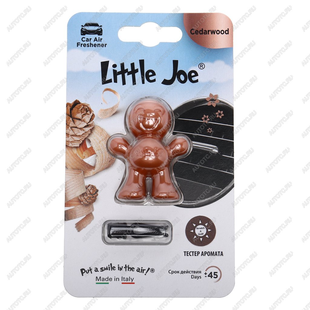 295 р. Ароматизатор на дефлектор полимерный (Кедровое дерево) Little Joe Metallic DRIVE INT DRIVE INT ef1919  с доставкой в г. Кемерово