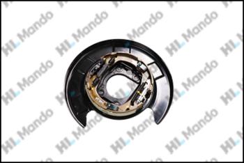 3 899 р. Щит тормоза SSANGYONG Actyon (10-) (2WD) задний левый (с колодками) MANDO MANDO ex4831034012 MANDO ex4831034012  с доставкой в г. Кемерово. Увеличить фотографию 2