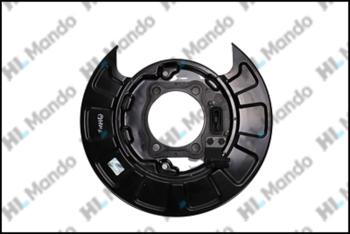 12 549 р. Щит тормоза HYUNDAI Santa Fe (05-) задний левый (с колодками) MANDO MANDO ex582502b000 MANDO ex582502b000  с доставкой в г. Кемерово. Увеличить фотографию 1