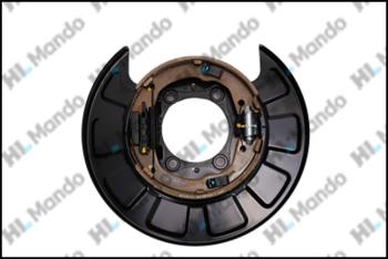 12 549 р. Щит тормоза HYUNDAI Santa Fe (05-) задний левый (с колодками) MANDO MANDO ex582502b000 MANDO ex582502b000  с доставкой в г. Кемерово. Увеличить фотографию 3