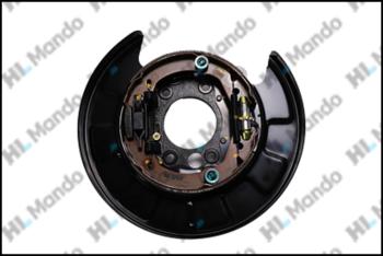 6 899 р. Щит тормоза HYUNDAI Tucson (04-) (2WD) KIA Sportage (04-) (2WD) задний правый (с колодками) MANDO MANDO ex582702e000 MANDO ex582702e000  с доставкой в г. Кемерово. Увеличить фотографию 2