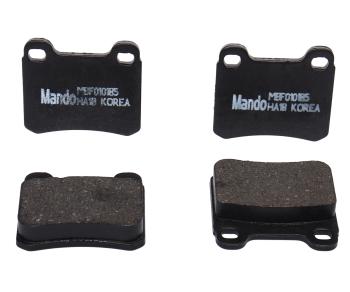 949 р. Колодки тормозные MERCEDES C (W201,W202) задние (4шт.) MANDO MANDO mbf010185  с доставкой в г. Кемерово. Увеличить фотографию 1