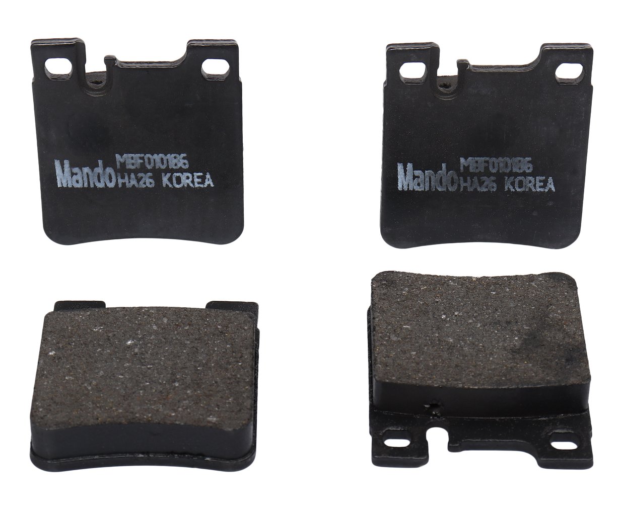 1 389 р. Колодки тормозные MERCEDES 140,210 задние (4шт.) MANDO MANDO mbf010186 MANDO mbf010186  с доставкой в г. Кемерово