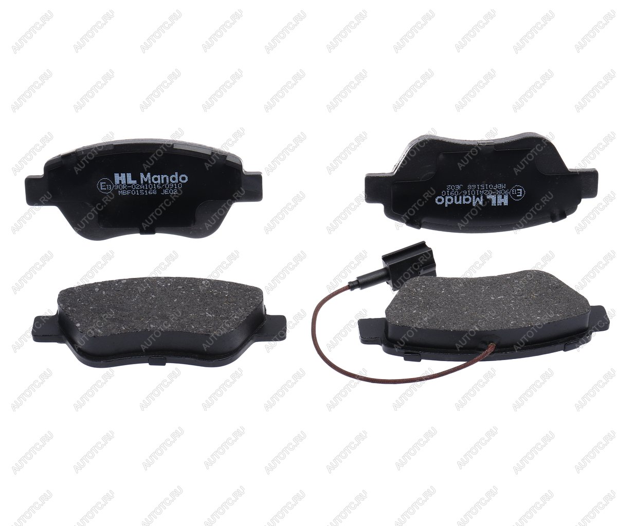 1 369 р. Колодки тормозные FIAT Albea передние (4шт.) MANDO MANDO mbf015168  с доставкой в г. Кемерово