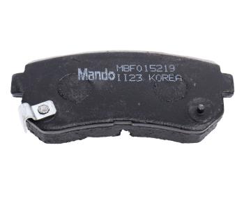 1 699 р. Колодки тормозные HYUNDAI Accent KIA Rio (05-) задние (4шт.) MANDO MANDO mbf015219 MANDO mbf015219  с доставкой в г. Кемерово. Увеличить фотографию 4