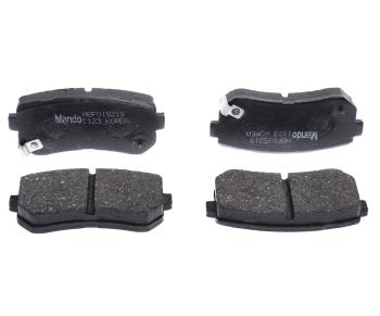 1 699 р. Колодки тормозные HYUNDAI Accent KIA Rio (05-) задние (4шт.) MANDO MANDO mbf015219 MANDO mbf015219  с доставкой в г. Кемерово. Увеличить фотографию 1