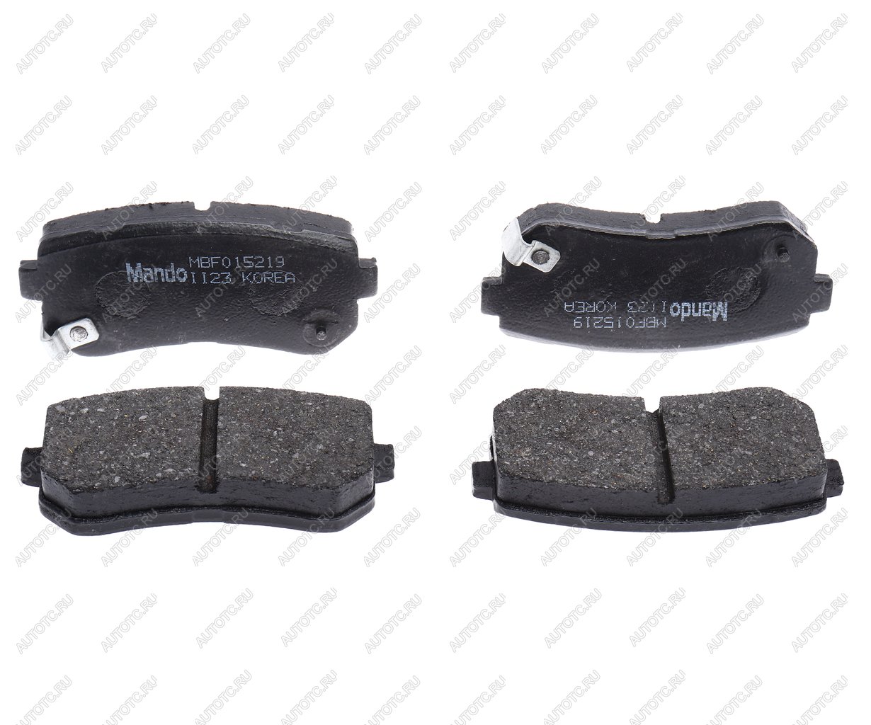 1 699 р. Колодки тормозные HYUNDAI Accent KIA Rio (05-) задние (4шт.) MANDO MANDO mbf015219 MANDO mbf015219  с доставкой в г. Кемерово