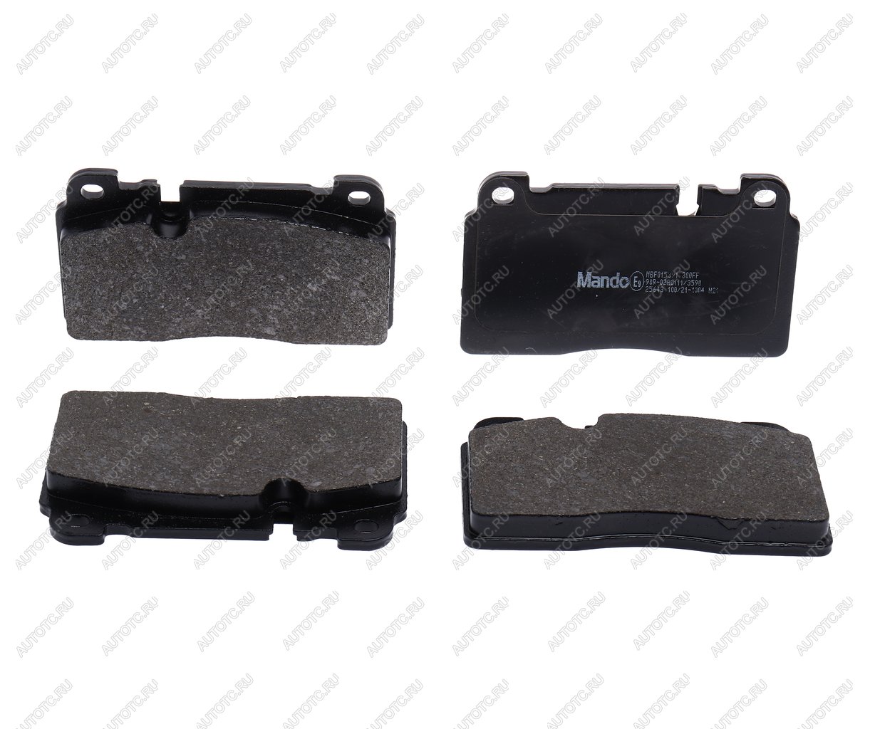 1 599 р. Колодки тормозные AUDI A7 (15-) передние (4шт.) MANDO MANDO mbf015391  с доставкой в г. Кемерово