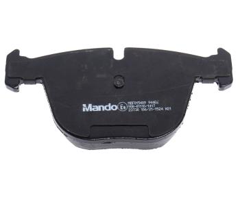 1 779 р. Колодки тормозные BMW 5 (E60),7 (E65),X5 (E70),X6 (E71) задние (4шт.) MANDO MANDO mbf015409 MANDO mbf015409  с доставкой в г. Кемерово. Увеличить фотографию 3