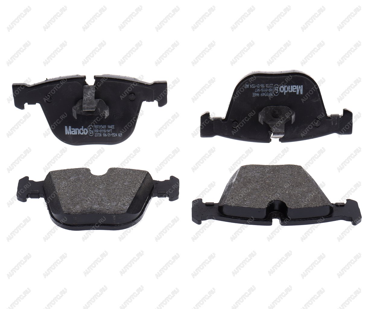 1 779 р. Колодки тормозные BMW 5 (E60),7 (E65),X5 (E70),X6 (E71) задние (4шт.) MANDO MANDO mbf015409 MANDO mbf015409  с доставкой в г. Кемерово